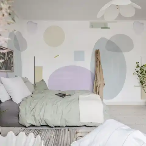Fototapet, Geometry, Lilac, Rebel Walls Chilipir