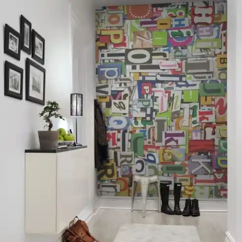 Fototapet, Magazine Letters, Rebel Walls Bestseller