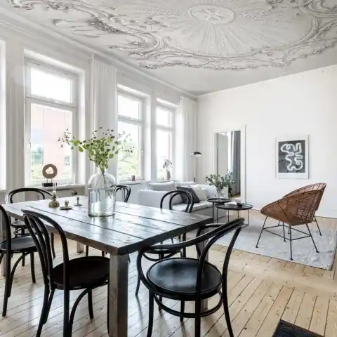 Fototapet, 3D pentru Tavan Stucco Gloria, Ceiling, Rebel Walls Expediere rapidă