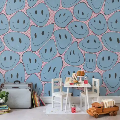 Cel mai vândut Fototapet, Happy Rebel Pink Chess, Rebel Walls