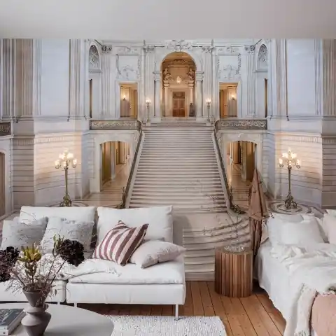 Cumpărături sigure Fototapet, Majestic Staircase, Rebel Walls