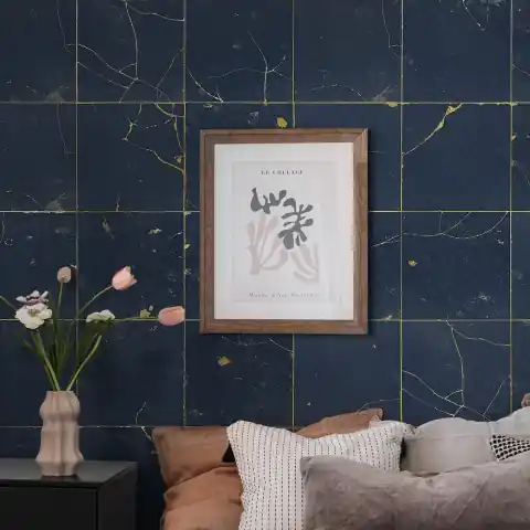 Fototapet, Kintsugi, Dark Blue, Rebel Walls Nu rata