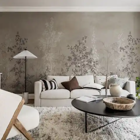Chilipir Fototapet, Chinoiserie Haze Sand, Rebel Walls
