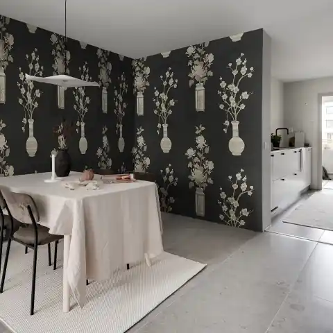 Fototapet, Japanese Vases, Graphite, Rebel Walls Discount