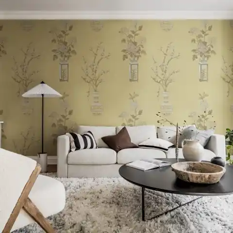 Fototapet, Japanese Vases, Saffron, Rebel Walls Cumpără acum
