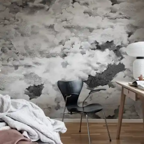 Fototapet, Chubby Clouds, Graphite, Rebel Walls Reducere de preț