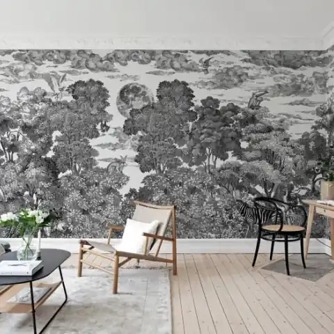 Cel mai bun preț Fototapet, Bellewood under the Moon, Graphite, Rebel Walls