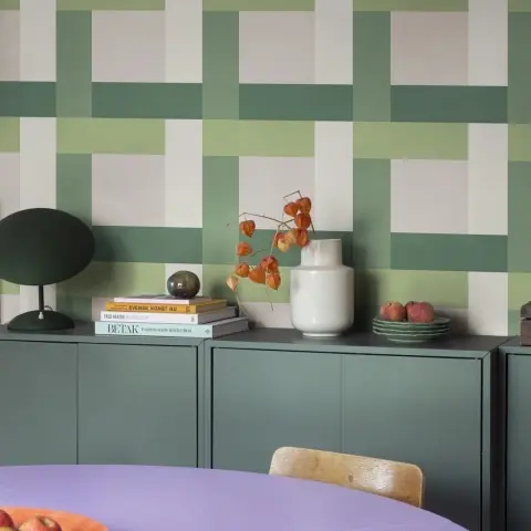 Fototapet, Don‘t Be Square, Green, Rebel Walls Vezi acum