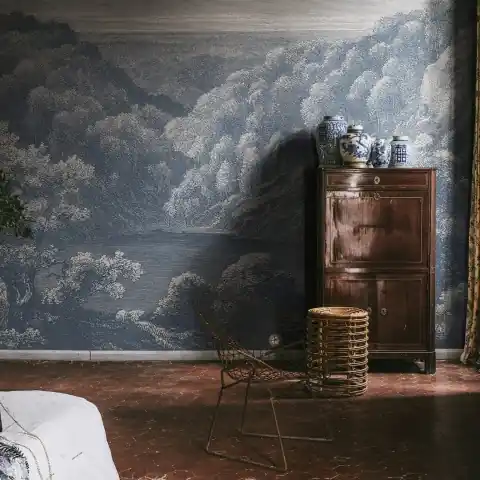 Fototapet, Mystery Lake, Blue, Rebel Walls Cel mai bun preț