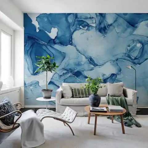 Ofertă exclusivă Fototapet, Blue Watercolors, Rebel Walls