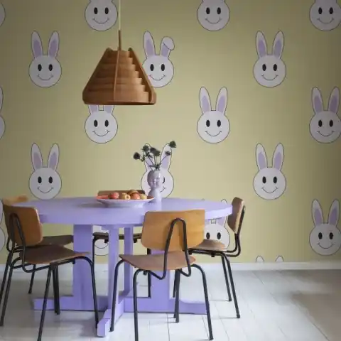 Ofertă specială Fototapet, Year of the Rabbit Smiley, Saffron, Rebel Walls