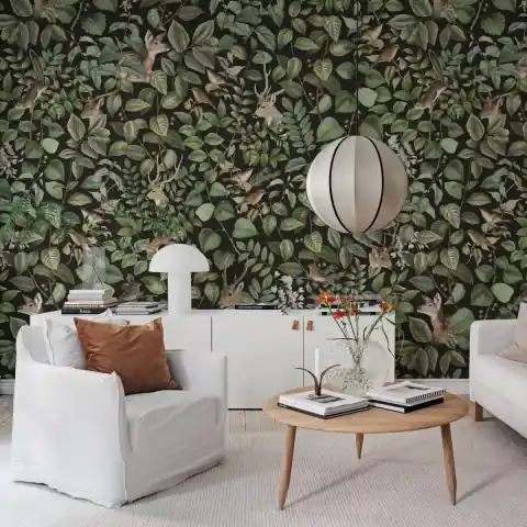 Fototapet, Forest Animals, Dark, Rebel Walls Livrare expres