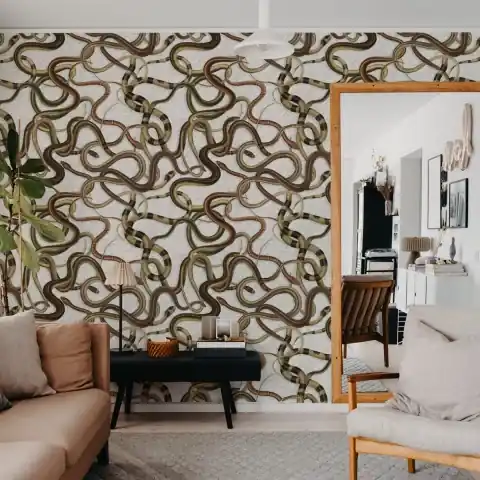 Preferatul clienților Fototapet, Snakey, Graphite, Rebel Walls