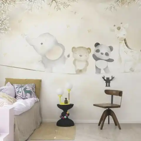 Fototapet, Baby Animals, Rebel Walls Preț promoțional
