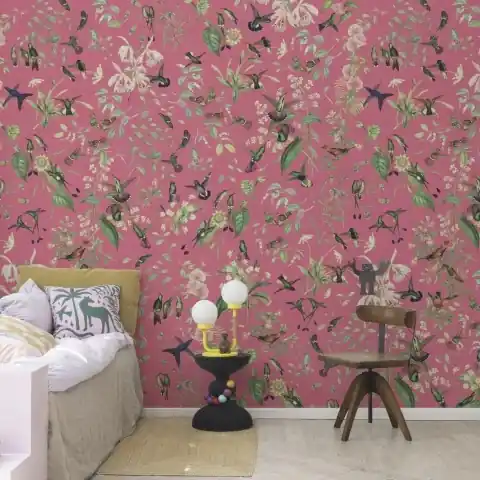 Fototapet, Hummingbird, Cerice, Rebel Walls Noutate