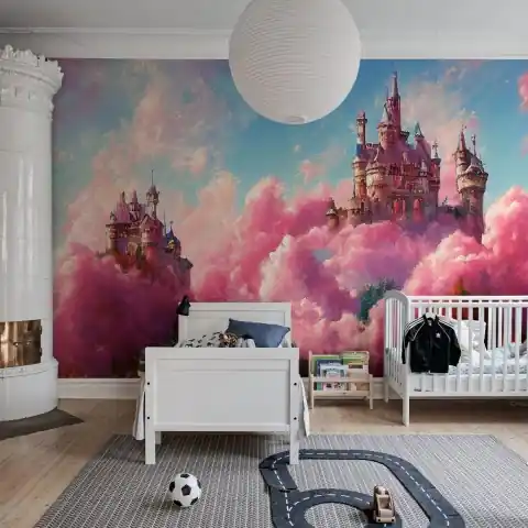 Lichidare de stoc Fototapet, Pink Castle, Rebel Walls