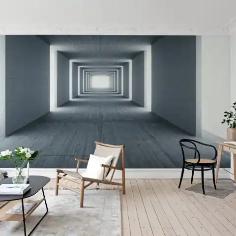 Popular Fototapet, Tunnel of Light, Rebel Walls