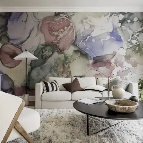 Fototapet, Multi Watercolor, Rebel Walls Ieftin