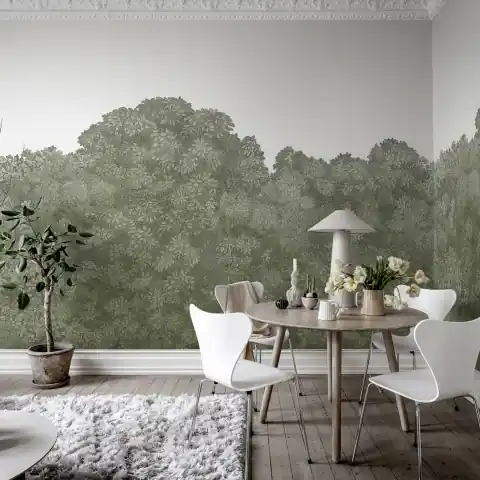 Fototapet, Belle Buisson, Green, Rebel Walls Doar azi