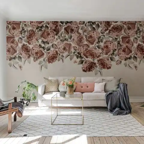 Fototapet, Rose Plenty, Pink, Rebel Walls Bestseller