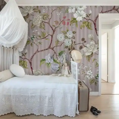 Lichidare de stoc Fototapet, Rose Stripe, Pink, Rebel Walls
