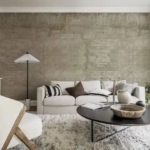 Cumpără online Fototapet, Wooden Concrete, Sand, Rebel Walls