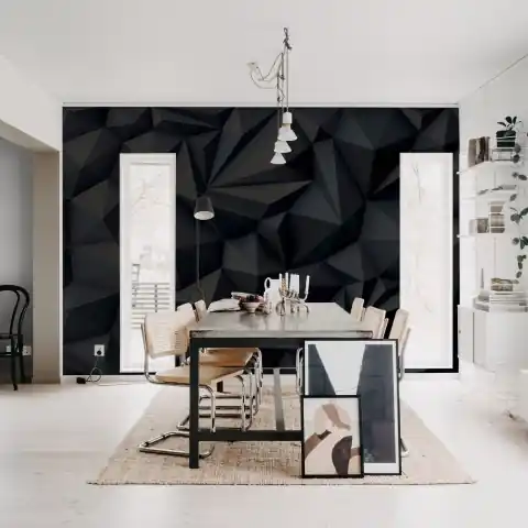 Ieftin Fototapet, Acoustic Panel, Black, Rebel Walls