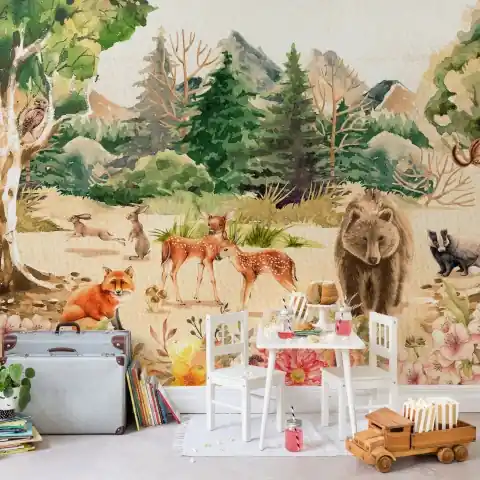 Preț promoțional Fototapet, Forest Friends, Rebel Walls