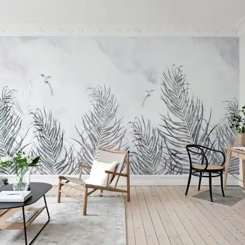 Fototapet, Hummingbird Leafs, Rebel Walls Reducere specială