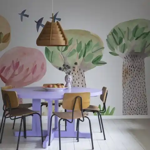 Doar azi Fototapet, Watercolor Garden, Rebel Walls