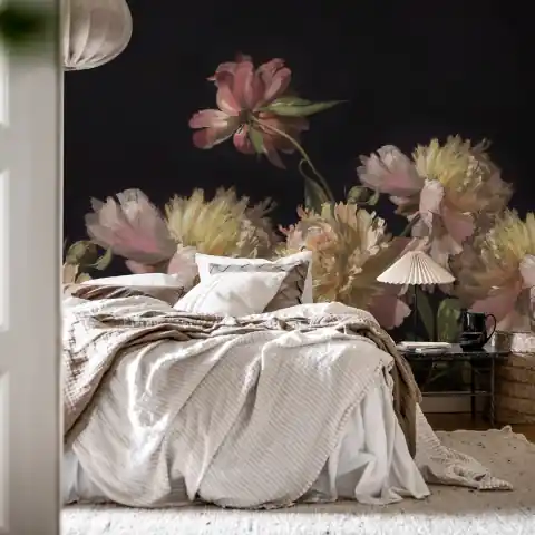 Ultima șansă Fototapet, Vintage Peony, Pink, Rebel Walls