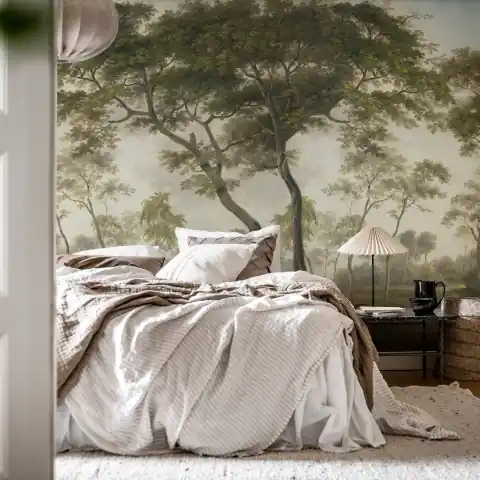 Discount Fototapet, The Green Forest, Morning, Rebel Walls