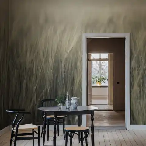 Fototapet, Rye Field, Green, Rebel Walls Ieftin