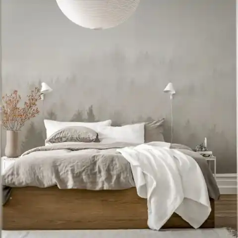 Fototapet, Cloudy Forest, Beige, Rebel Walls Chilipir