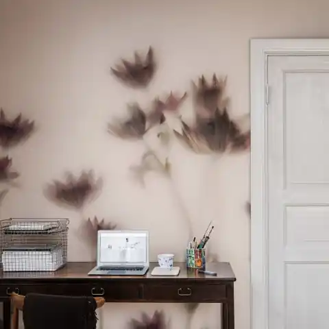 Fototapet, Astrantia, Pink, Rebel Walls Livrare expres
