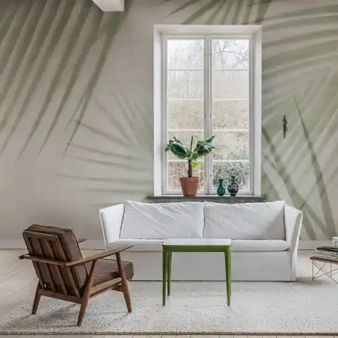 Ofertă Fototapet, Palm Gaze, Green, Rebel Walls