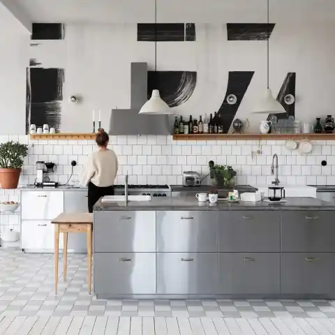 Fototapet, Bold Lines, Black, Rebel Walls Nu rata