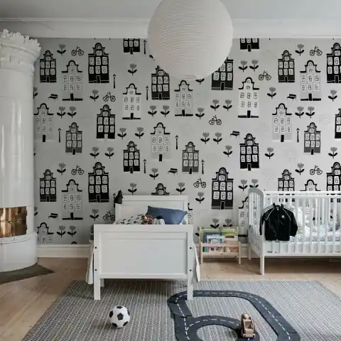 Nu rata Fototapet, Sweet Town, Gray, Rebel Walls