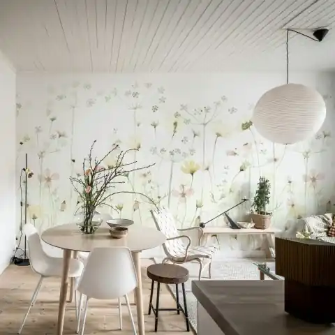 Fototapet, Dreamy Meadow, Pastel, Rebel Walls Retur gratuit